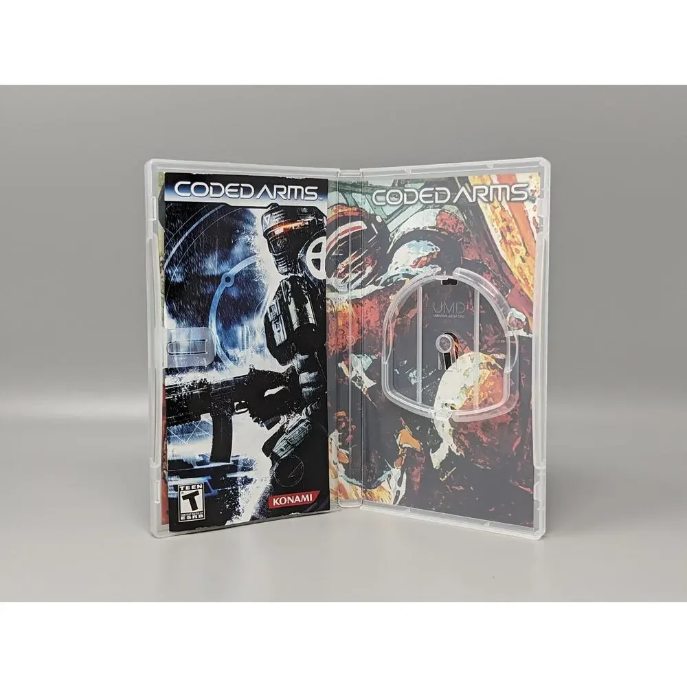 Coded Art Sony PSP Replacement Case & Manual Only No Game